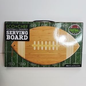 Eco + Chef Football Shaped Serving Board